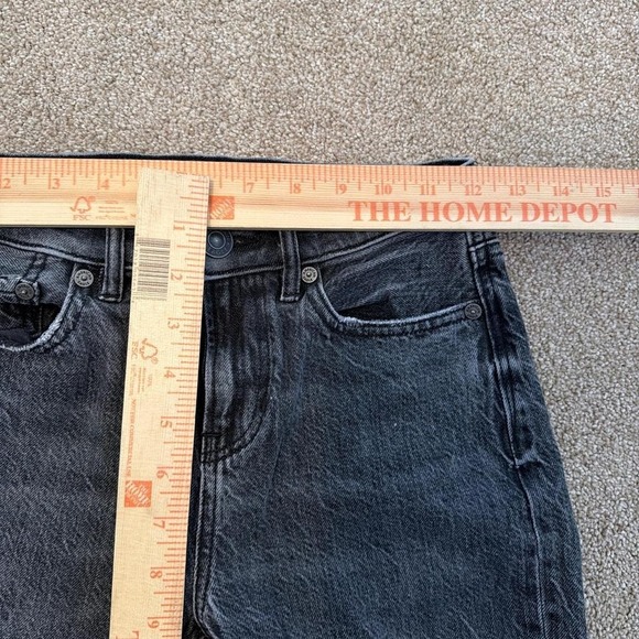 Y2K Grunge Slim Fit Stacked Gray Wash Denim Jeans (24x30) - Picture 4 of 6